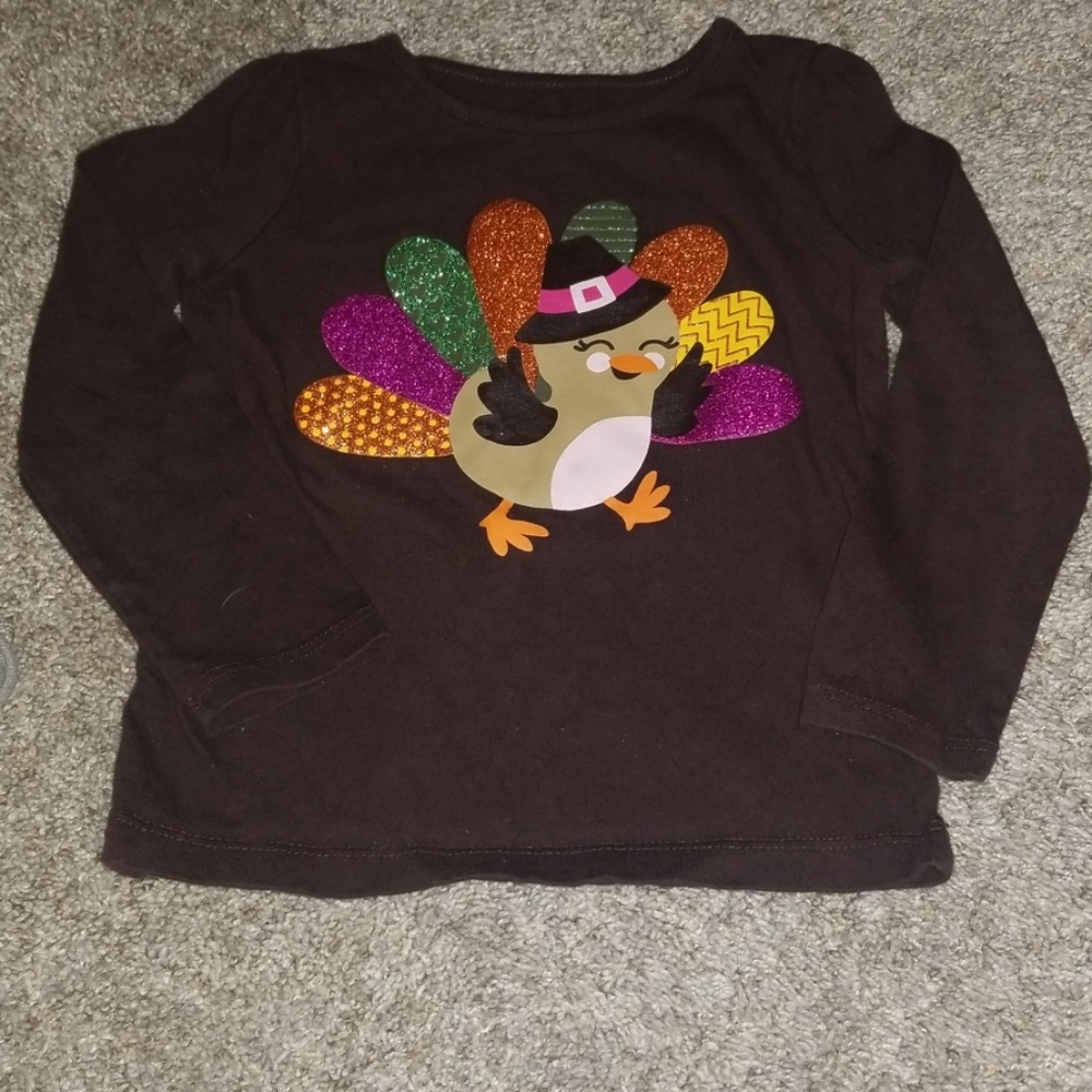 3T Thanksgiving turkey shirt